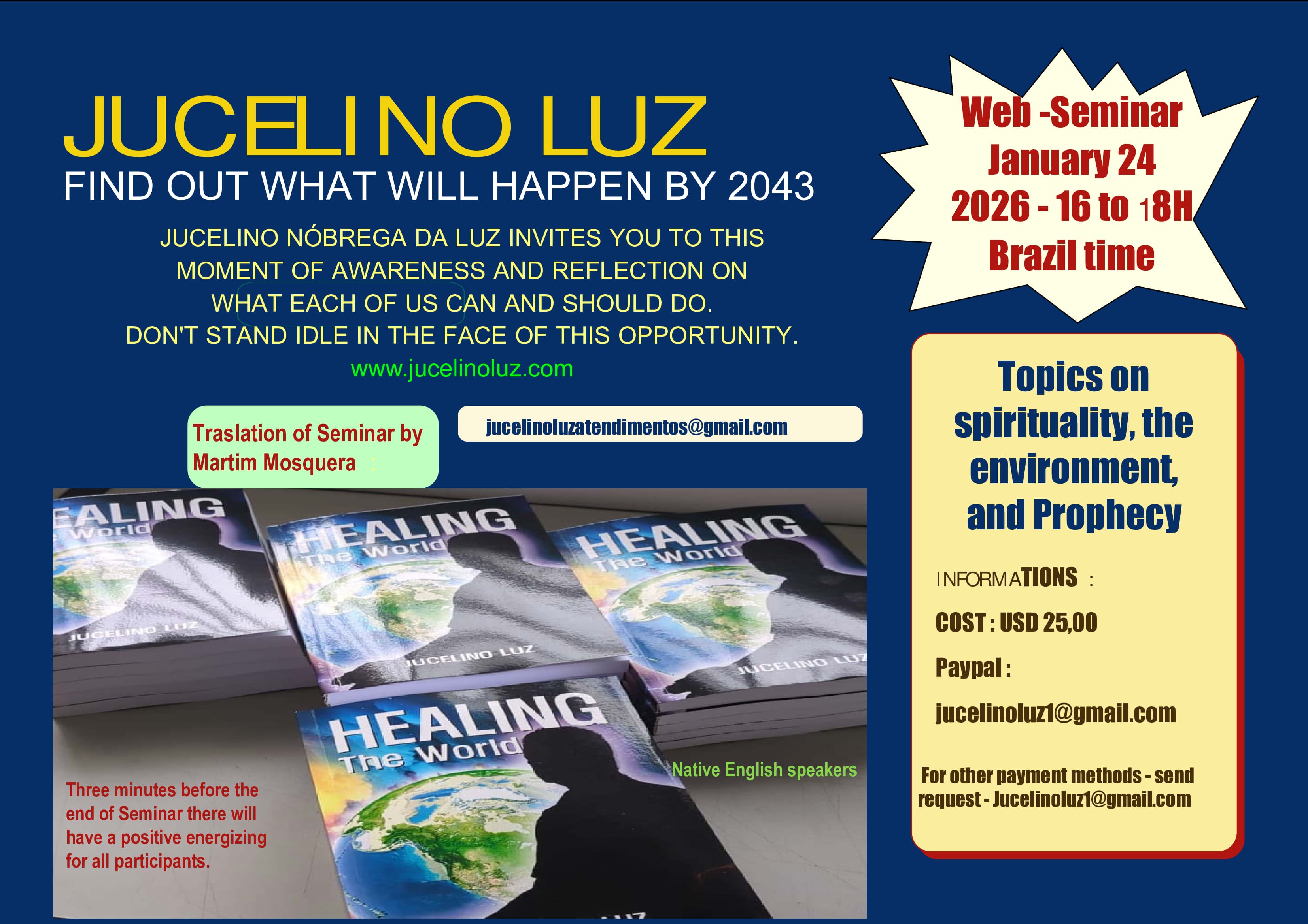 Web Conference  of Jucelino Luz